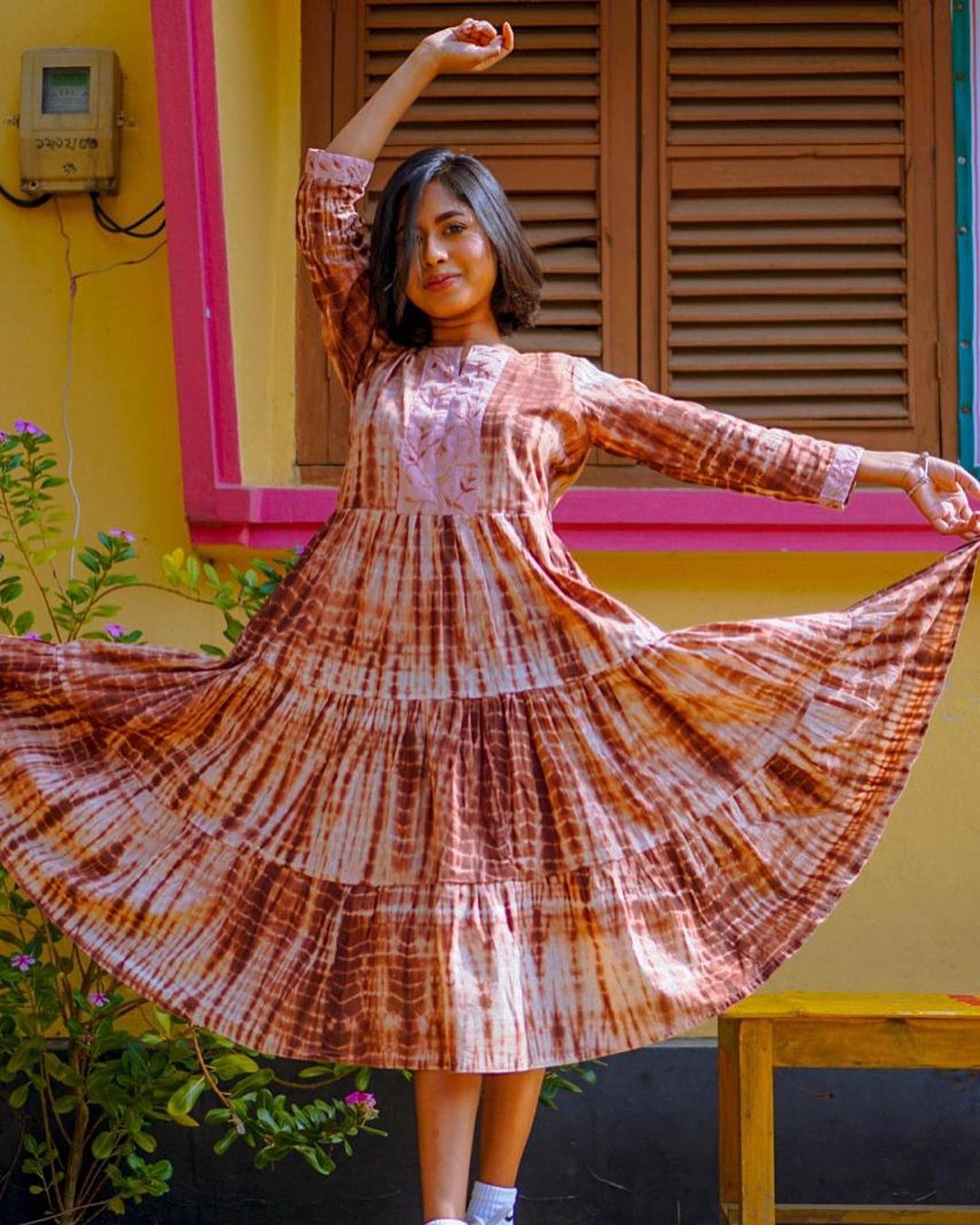 Tiedyed cotton kurti