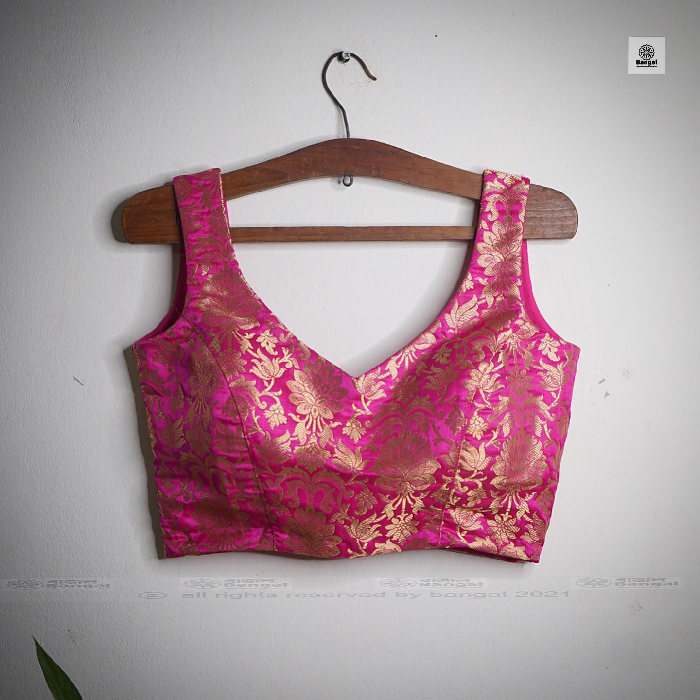 katan blouse magenta