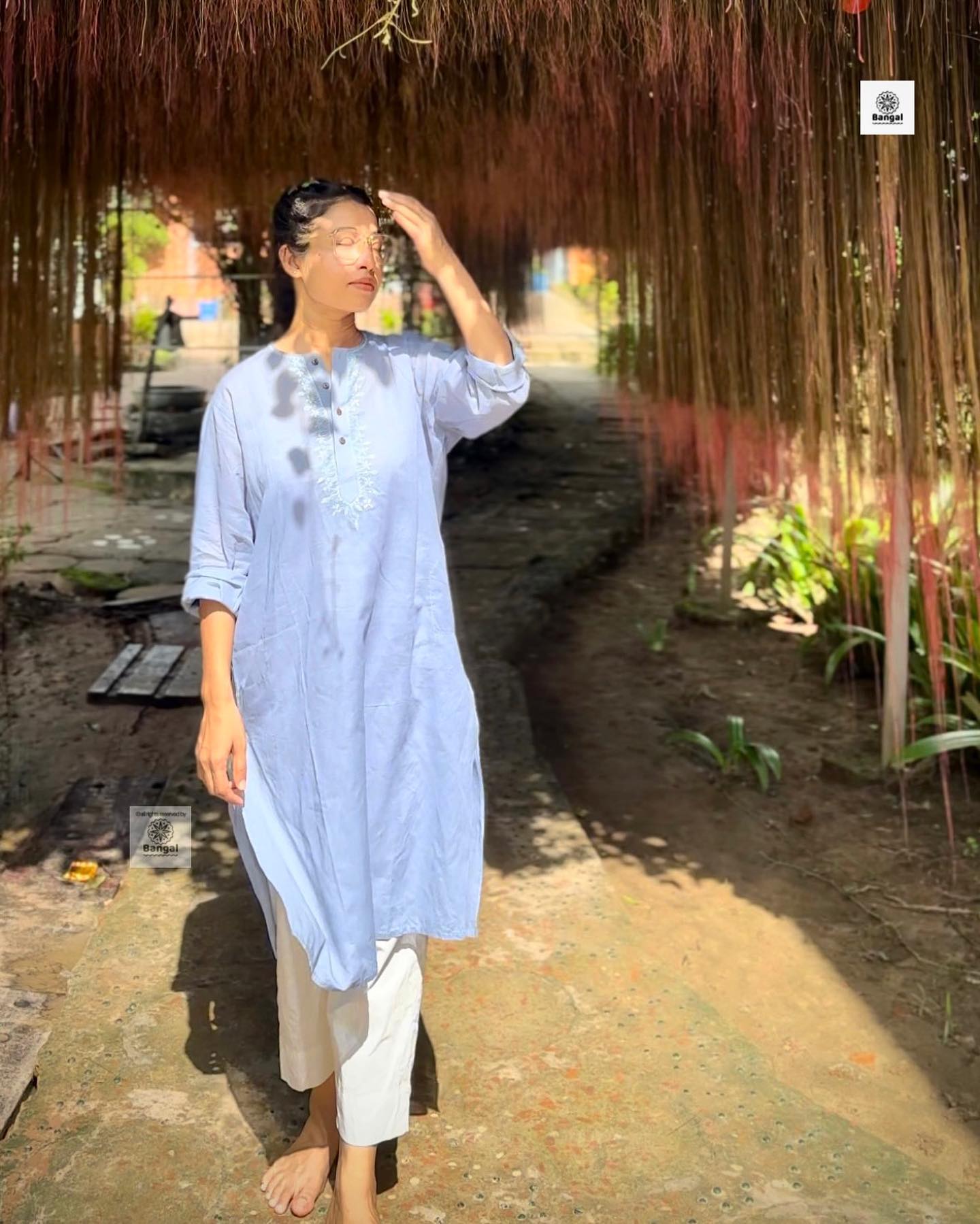 Hand stitched panjabi