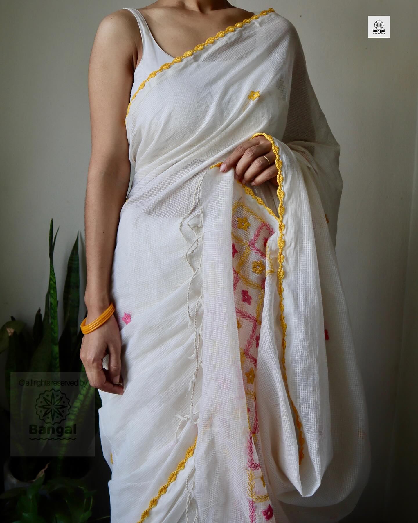 Sandhya ( yellow pink flower)